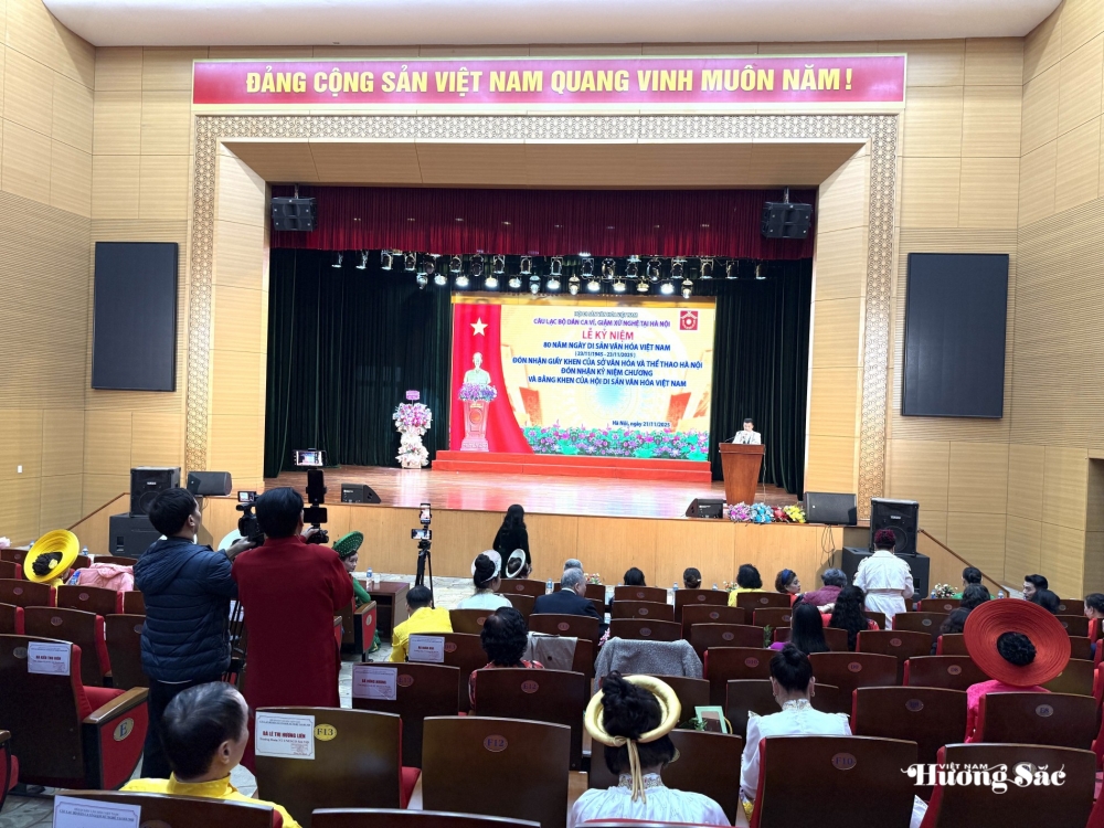 CLB Dân ca Ví, Giặm Xứ Nghệ tại Hà Nội kỷ niệm 80 năm Ngày Di sản Văn hóa Việt Nam