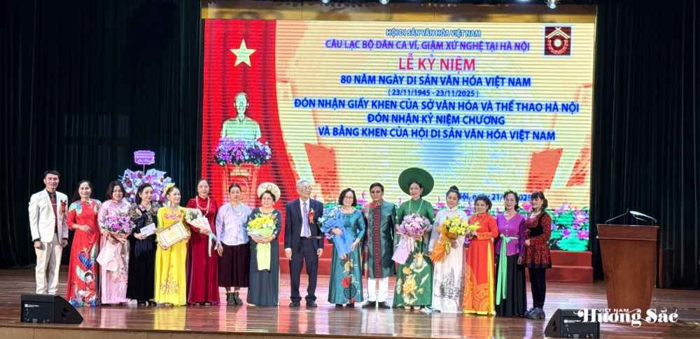 CLB Dân ca Ví, Giặm Xứ Nghệ tại Hà Nội kỷ niệm 80 năm Ngày Di sản Văn hóa Việt Nam