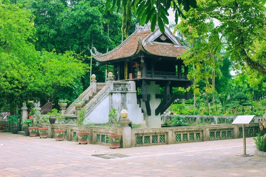Không gian xanh trong chùa Việt và triết lý sống thuận tự nhiên Không gian xanh trong chùa Việt và triết lý sống thuận tự nhiên