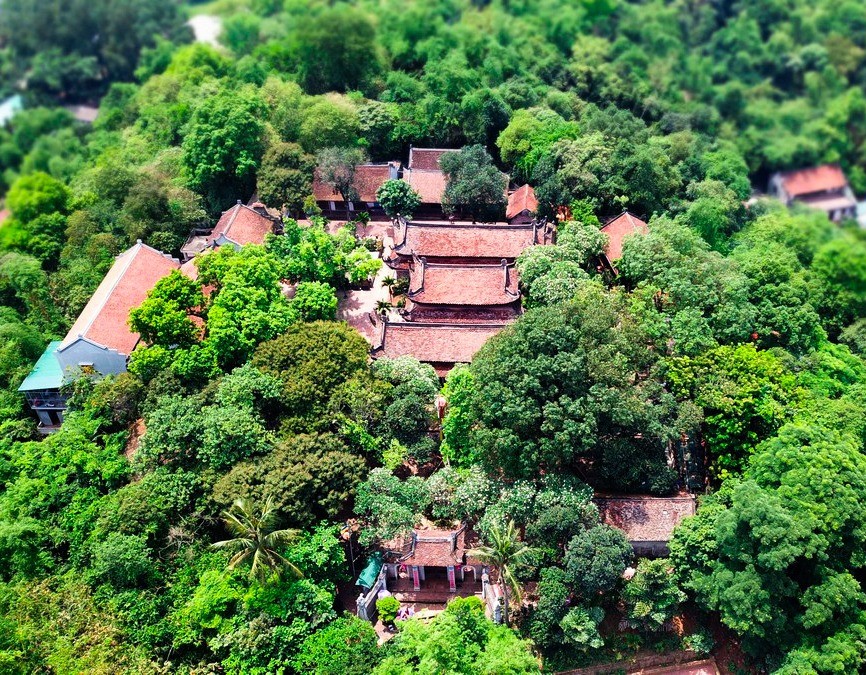 Không gian xanh trong chùa Việt và triết lý sống thuận tự nhiên Không gian xanh trong chùa Việt và triết lý sống thuận tự nhiên