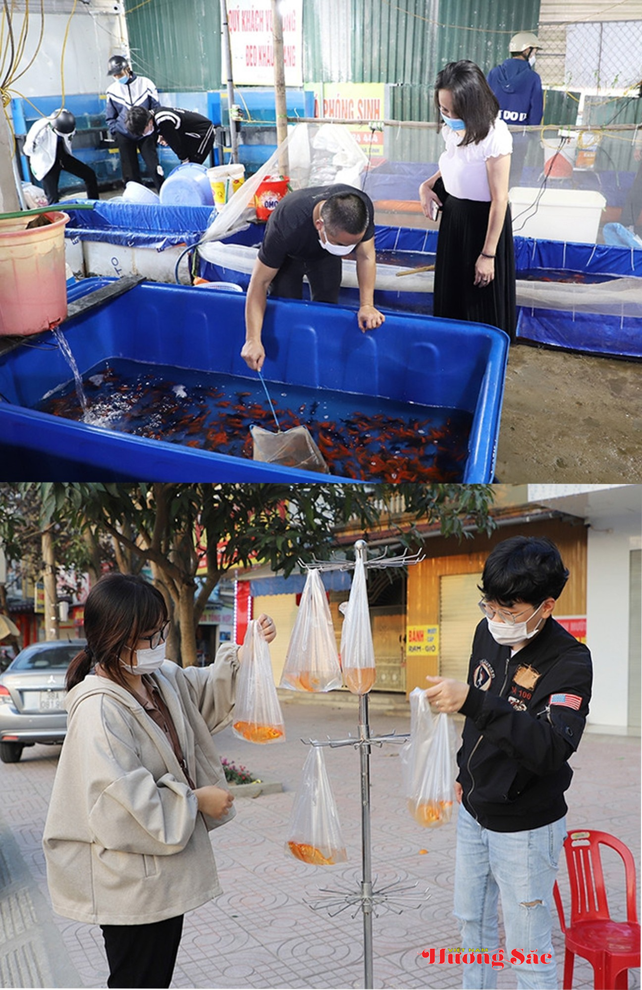 Người dân Hà Tĩnh rộn ràng sắm lễ tiễn ông Công, ông Táo về trời Người dân Hà Tĩnh rộn ràng sắm lễ tiễn ông Công, ông Táo về trời