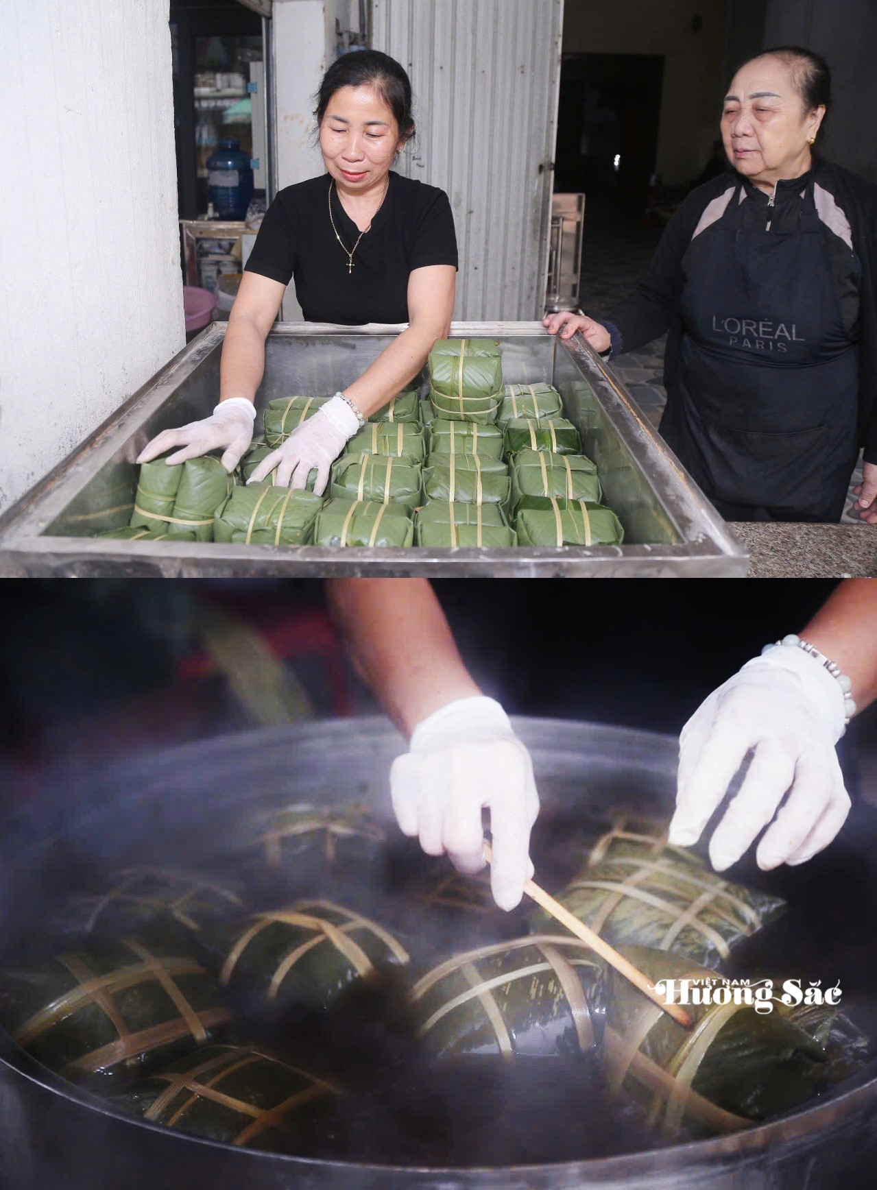 Về thăm ngôi làng trăm tuổi, nổi tiếng với nghề làm bánh chưng xứ Nghệ