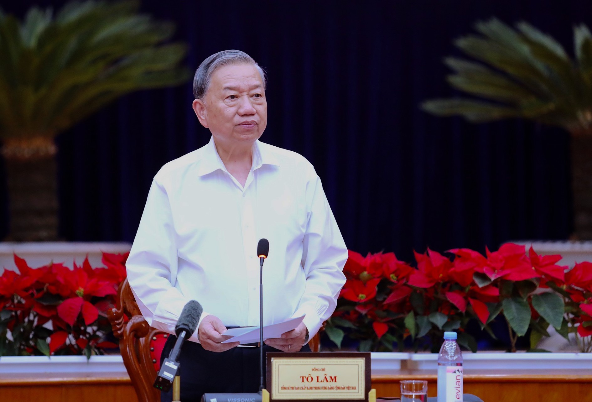 Tổng Bí thư Tô Lâm phát biểu tại chương trình làm việc