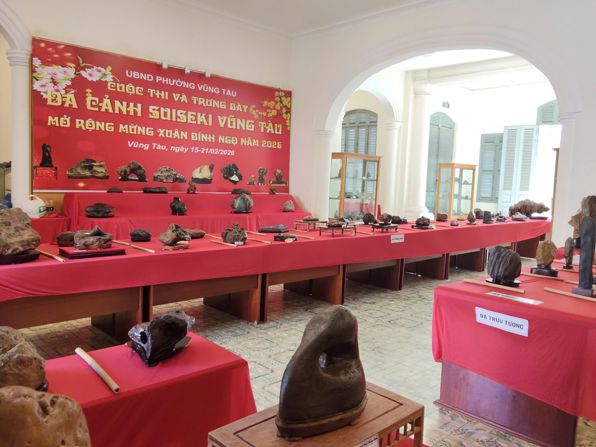 Đá cảnh nguyên bản Suiseki: Điểm nhấn nghệ thuật độc đáo tại Hội Hoa Xuân Vũng Tàu 2026