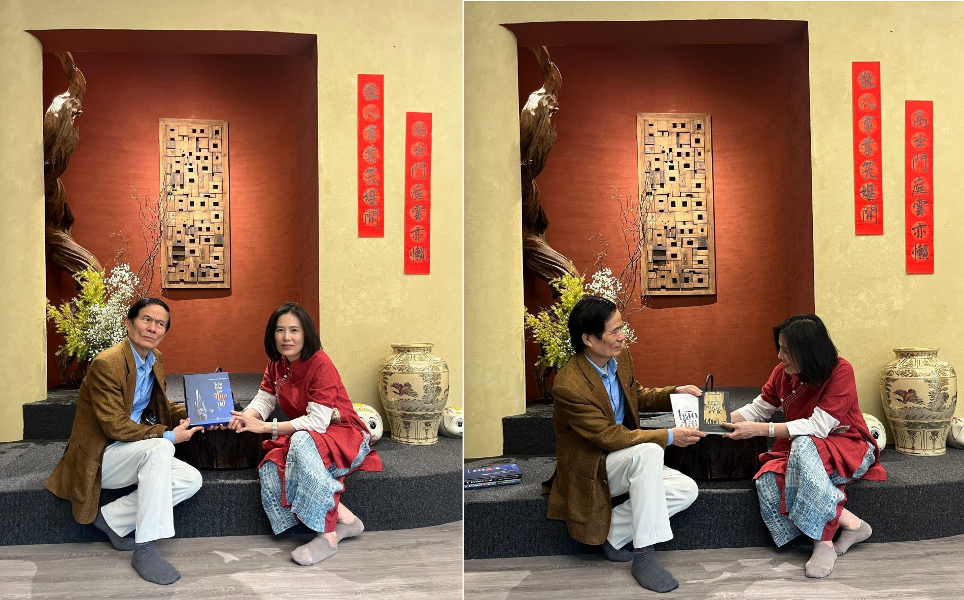 Gốm Chu Đậu và Ikebana hội ngộ trong triển lãm nghệ thuật “Hòa” Gốm Chu Đậu và Ikebana hội ngộ trong triển lãm nghệ thuật “Hòa”
