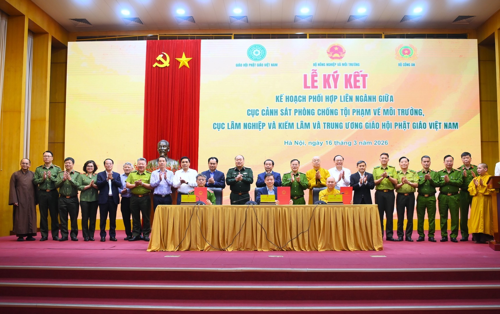 Giáo hội Phật giáo Việt Nam tham gia tuyên truyền bảo vệ thiên nhiên và muôn loài Giáo hội Phật giáo Việt Nam tham gia tuyên truyền bảo vệ thiên nhiên và muôn loài