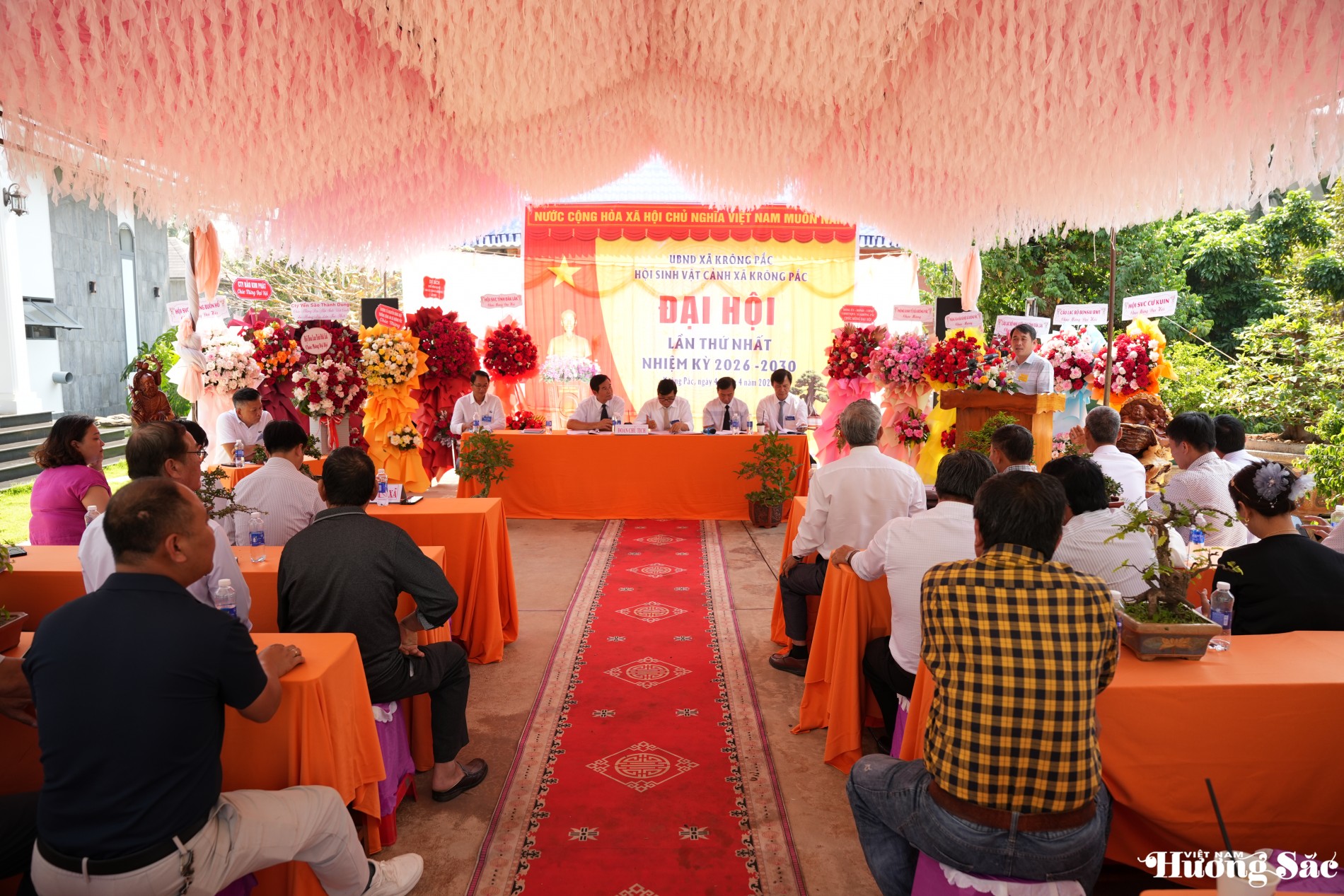 Qaung cảnh Đại hội thành lập Hội SVC xã Kr