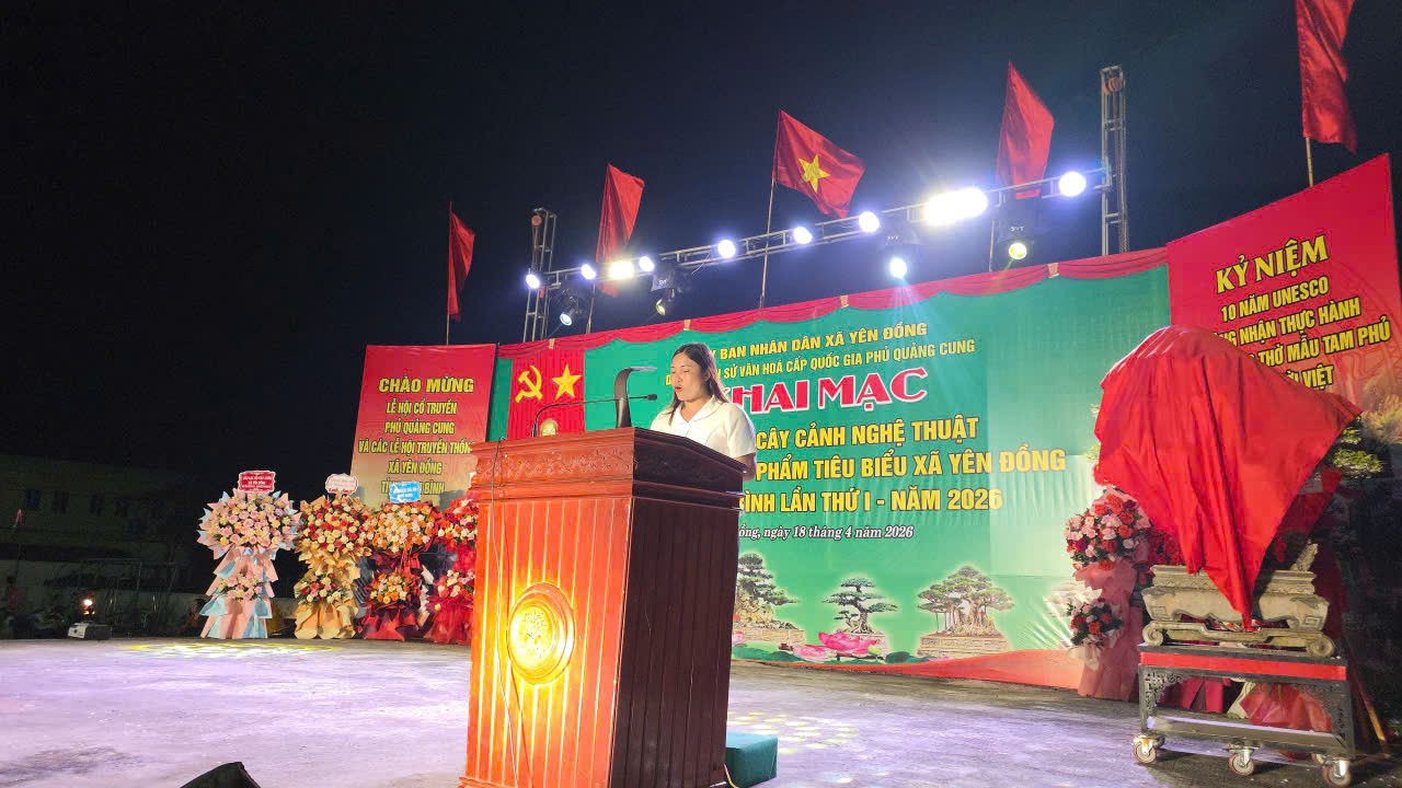 Khai mạc triển lãm cây cảnh nghệ thuật xã Yên Đồng, tỉnh Ninh Bình lần thứ nhất năm 2026