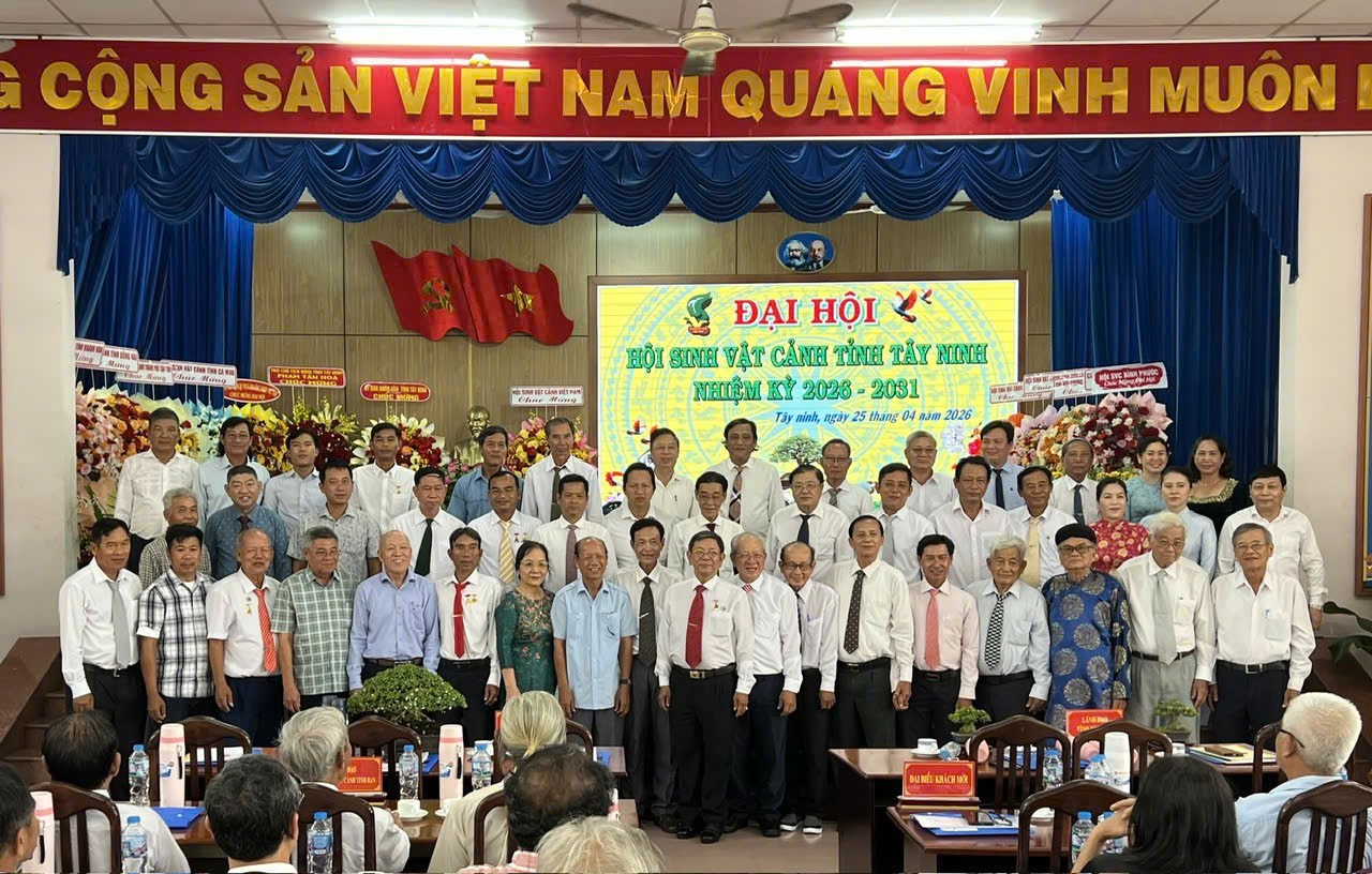 Đại hội Đại biểu Hội Sinh vật cảnh tỉnh Tây Ninh lần thứ I, nhiệm kỳ 2026-2031
