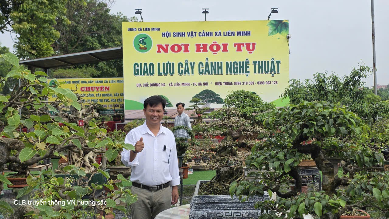 Chợ cây cảnh xã Liên Minh, TP Hà Nội - nơi hội tụ giao lưu