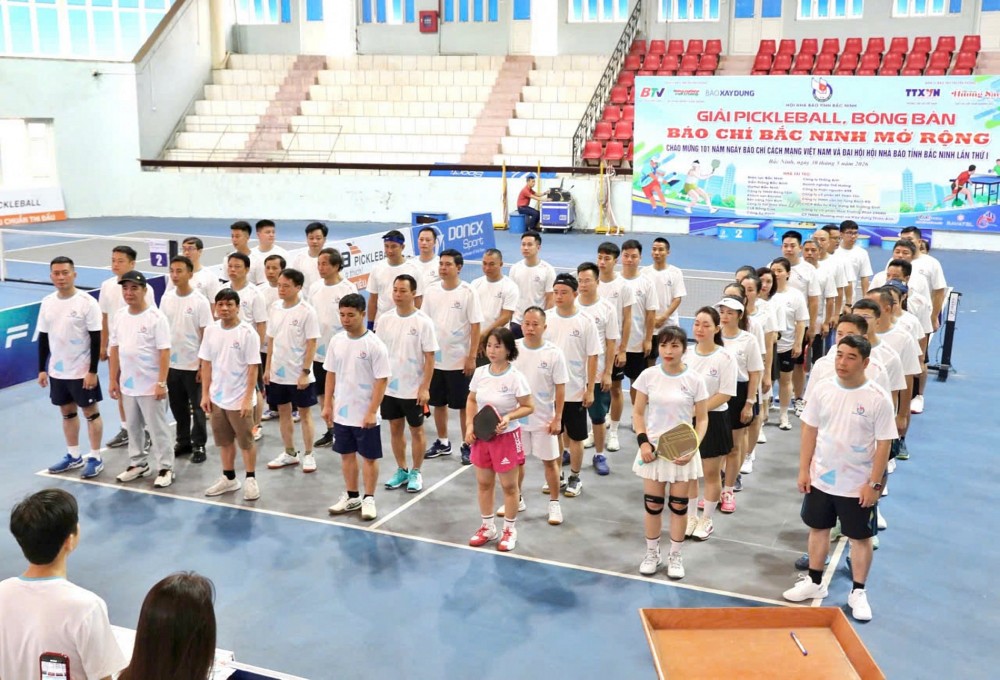 Giải thể thao báo chí Bắc Ninh mở rộng năm 2026: Lan tỏa tinh thần rèn luyện sức khỏe, gắn kết những người làm báo Giải thể thao báo chí Bắc Ninh mở rộng năm 2026: Lan tỏa tinh thần rèn luyện sức khỏe, gắn kết những người làm báo