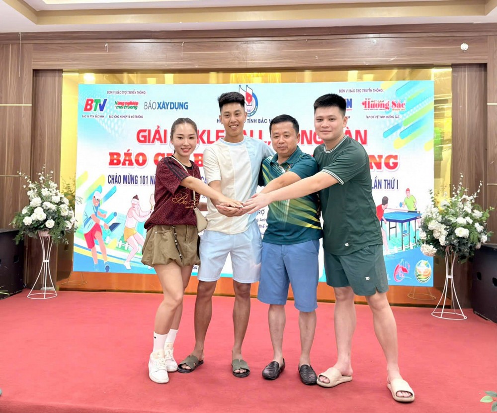 Giải thể thao báo chí Bắc Ninh mở rộng năm 2026: Lan tỏa tinh thần rèn luyện sức khỏe, gắn kết những người làm báo Giải thể thao báo chí Bắc Ninh mở rộng năm 2026: Lan tỏa tinh thần rèn luyện sức khỏe, gắn kết những người làm báo