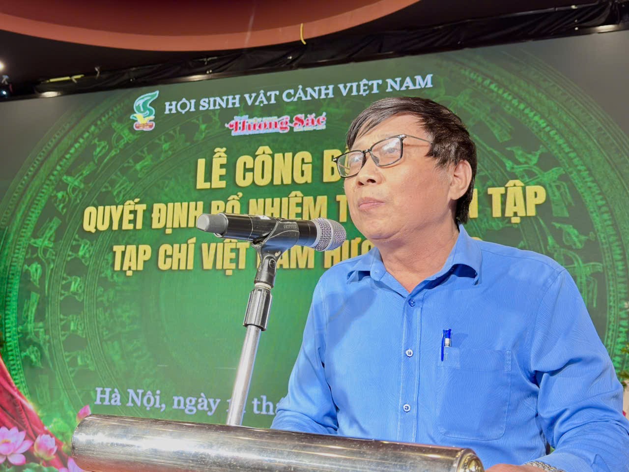 Hội Sinh vật cảnh Việt Nam bổ nhiệm Tổng Biên tập Tạp chí Việt Nam hương sắc