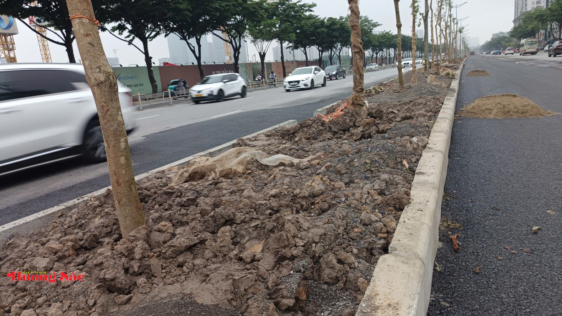 Nhiều hạng mục trên đường Võ Chí Công hoàn thành, giảm áp lực giao thông