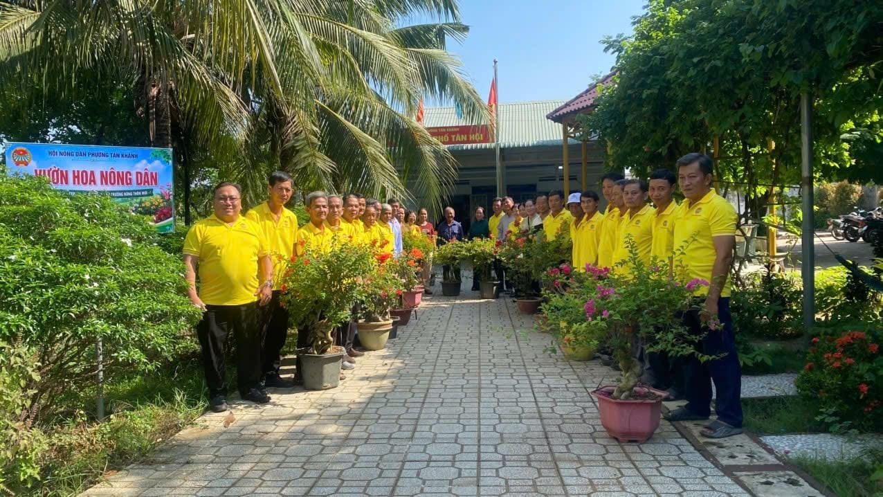 “Vườn hoa nông dân” 500m² khoe sắc giữa lòng phường Tân Khánh