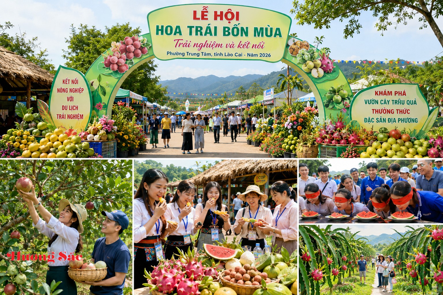 Lễ hội Hoa trái bốn mùa 2026: Kết nối nông nghiệp với du lịch trải nghiệm Lễ hội Hoa trái bốn mùa 2026: Kết nối nông nghiệp với du lịch trải nghiệm