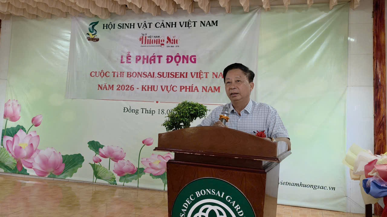 Tạp chí Việt Nam hương sắc phát động Cuộc thi Bonsai & Suiseki Việt Nam năm 2026 - Vòng loại khu vực phía Nam Tạp chí Việt Nam hương sắc phát động Cuộc thi Bonsai & Suiseki Việt Nam năm 2026 - Vòng loại khu vực phía Nam