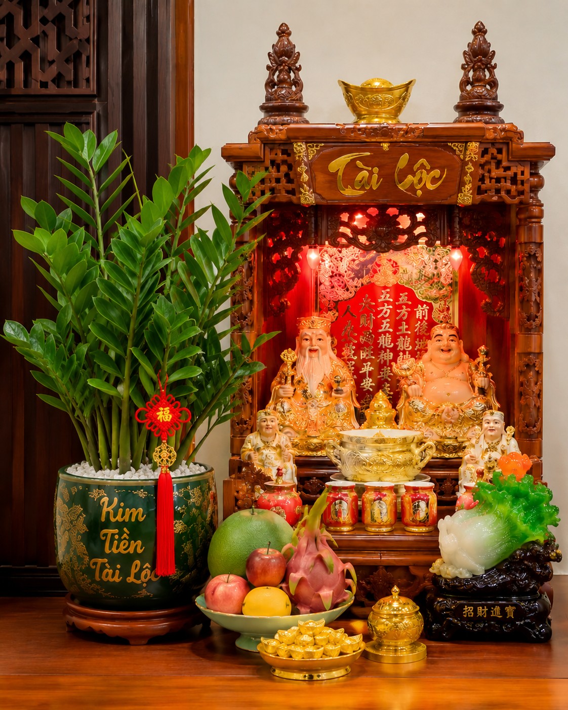 6 loại cây được giới kinh doanh ưa chuộng đặt cạnh ban Thần Tài 6 loại cây được giới kinh doanh ưa chuộng đặt cạnh ban Thần Tài