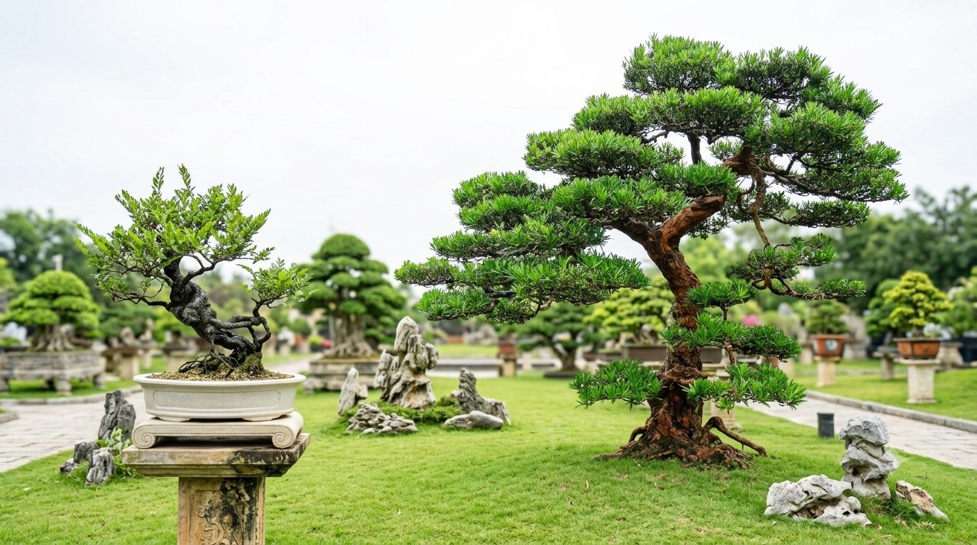 Công viên Tùng Cô Tô và nỗ lực bảo tồn thương hiệu cây cảnh địa phương Công viên Tùng Cô Tô và nỗ lực bảo tồn thương hiệu cây cảnh địa phương