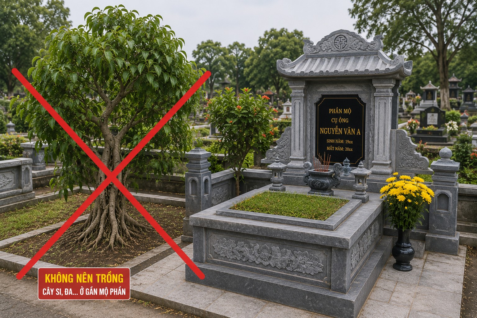 Trồng cây quanh mộ phần: Điều nên làm và những điều cần tuyệt đối tránh Trồng cây quanh mộ phần: Điều nên làm và những điều cần tuyệt đối tránh
