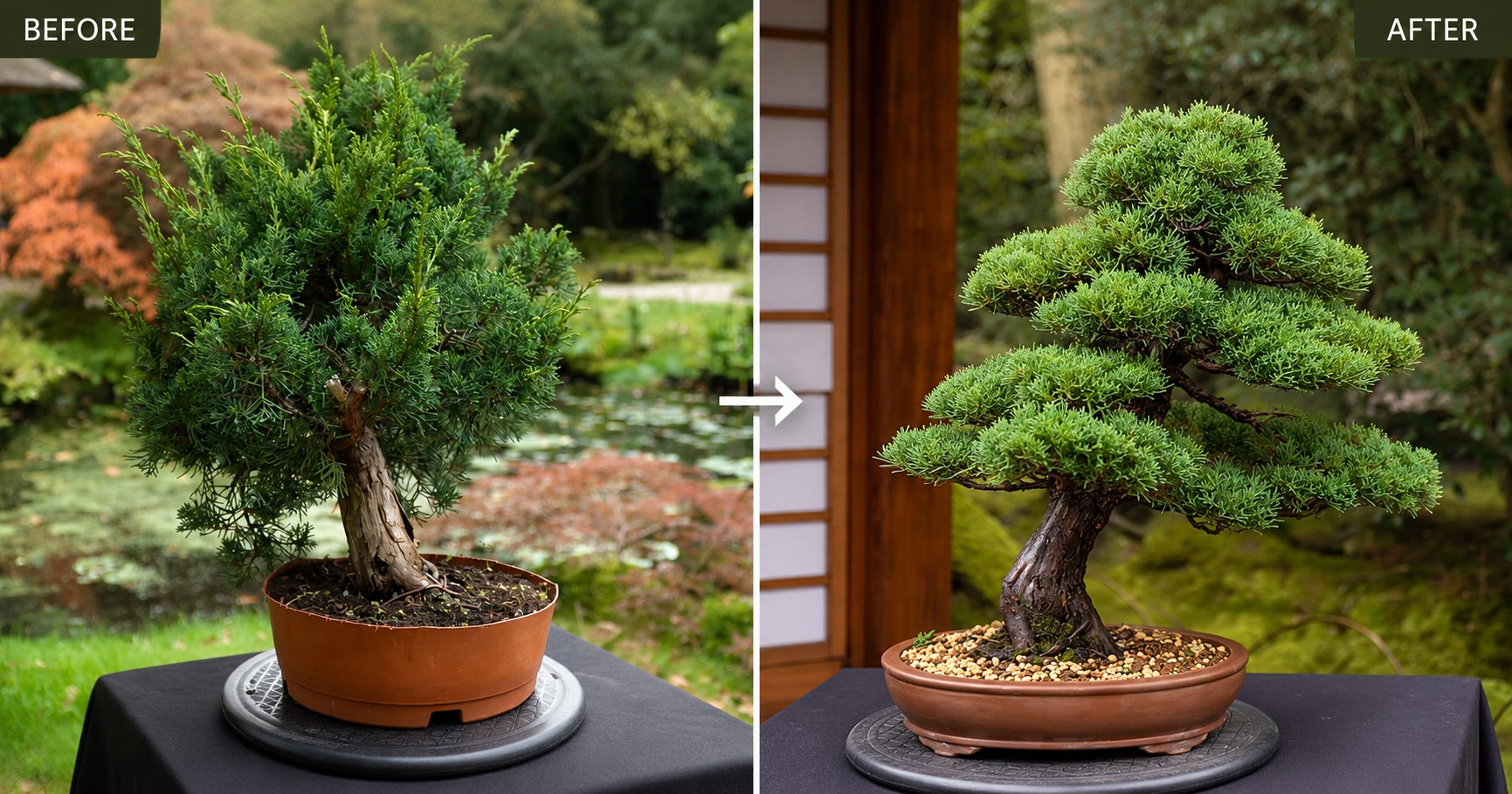 Chi 200 USD mua cây thô, 6 năm sau thu về một tuyệt phẩm bonsai