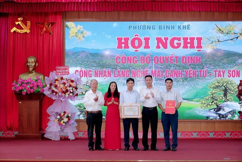 Quảng Ninh công nhận Làng nghề Mai cảnh Yên Tử - Tây Sơn Quảng Ninh công nhận Làng nghề Mai cảnh Yên Tử - Tây Sơn