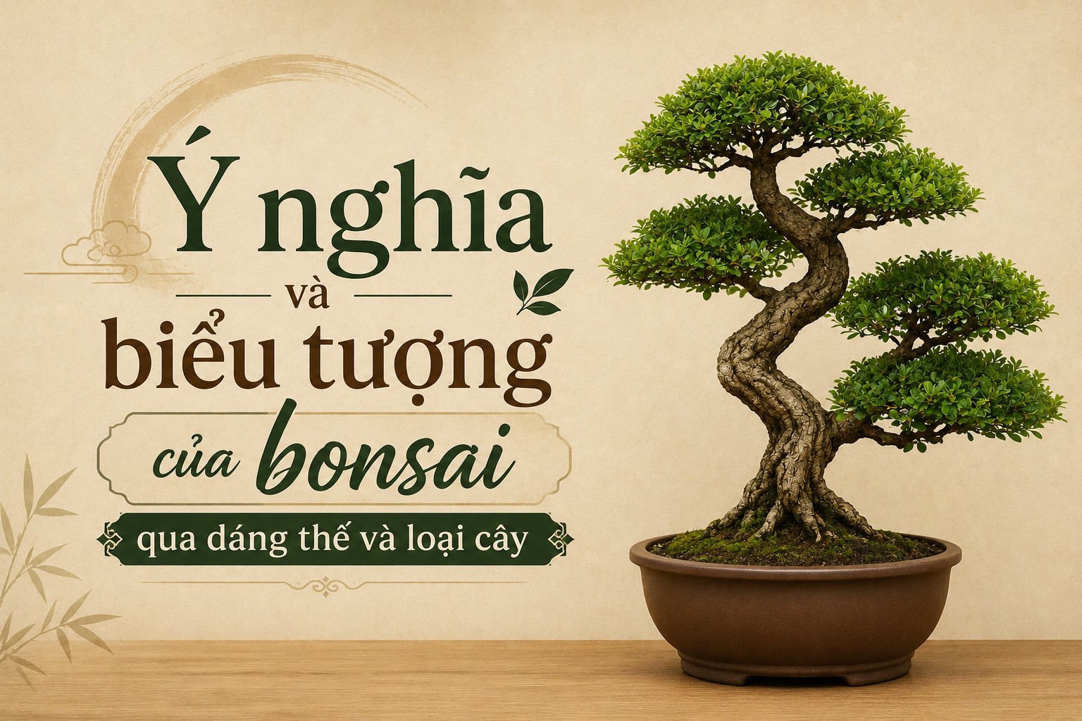 Cây bonsai có ý nghĩa gì? Giải mã biểu tượng qua dáng thế và loài cây