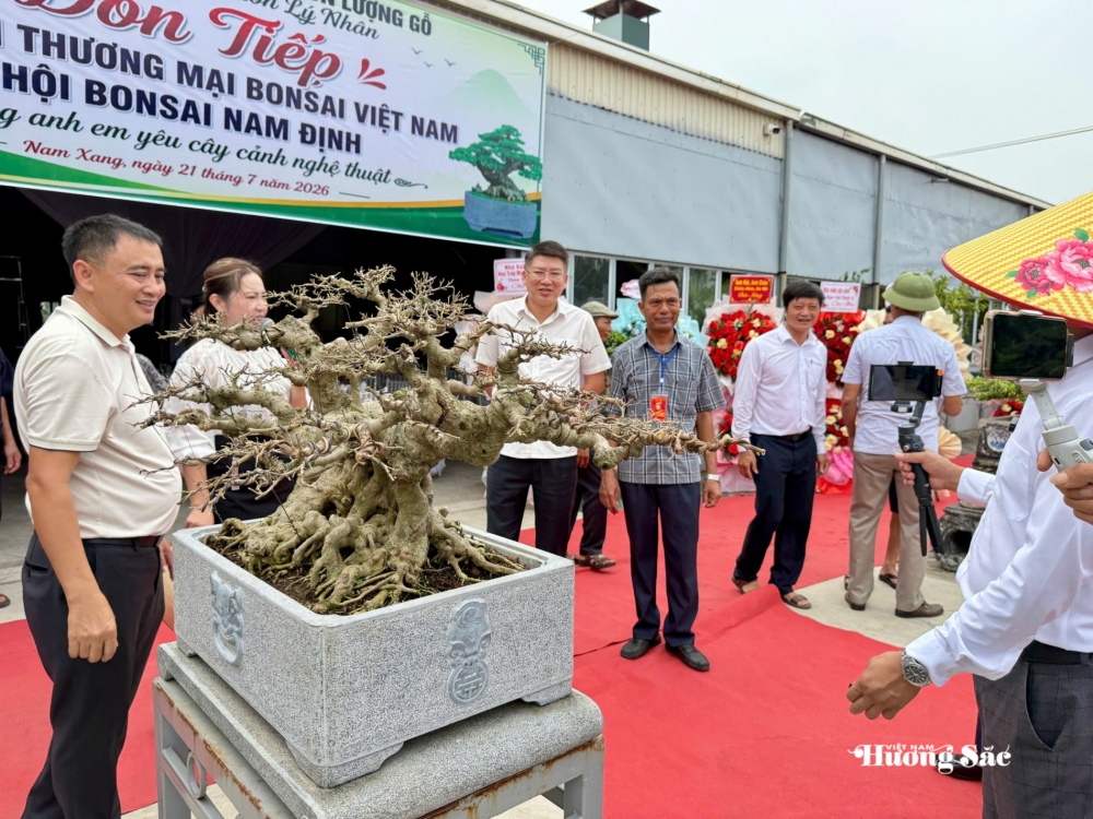 Gần 200 người yêu bonsai hội ngộ tại Lý Nhân: Lan tỏa đam mê, kết nối giá trị nghệ thuật sinh vật cảnh Gần 200 người yêu bonsai hội ngộ tại Lý Nhân: Lan tỏa đam mê, kết nối giá trị nghệ thuật sinh vật cảnh