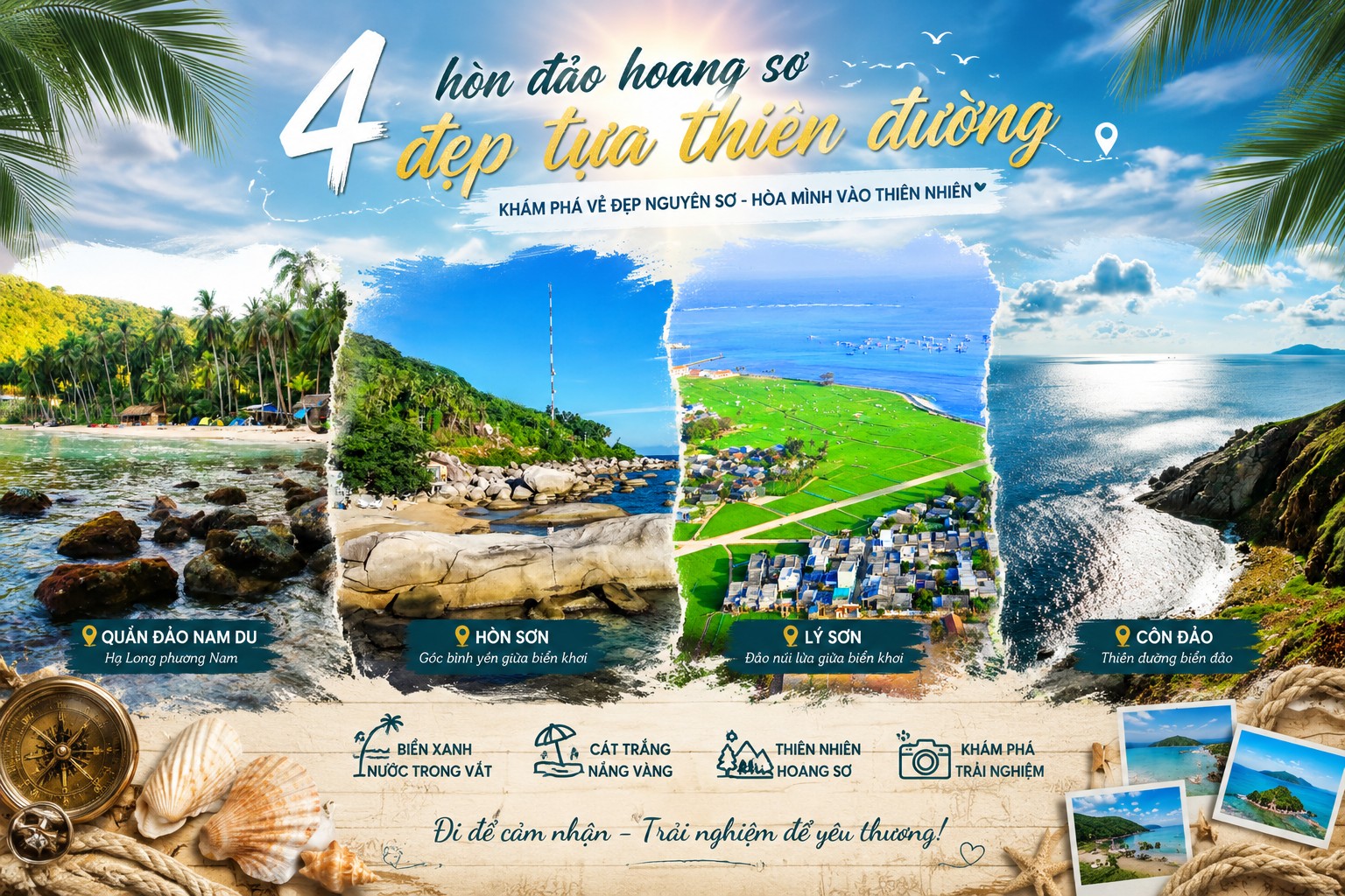 4 hòn đảo hoang sơ đẹp tựa thiên đường, thích hợp cho kỳ nghỉ tránh xa phố thị 4 hòn đảo hoang sơ đẹp tựa thiên đường, thích hợp cho kỳ nghỉ tránh xa phố thị