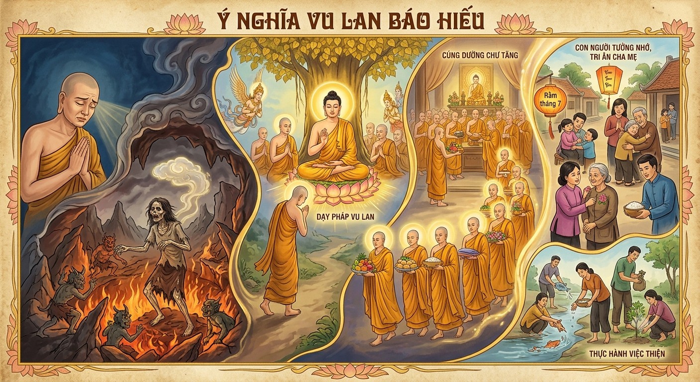 Vu Lan và Xá tội vong nhân có phải là một? Nguồn gốc và ý nghĩa ít người biết Vu Lan và Xá tội vong nhân có phải là một? Nguồn gốc và ý nghĩa ít người biết
