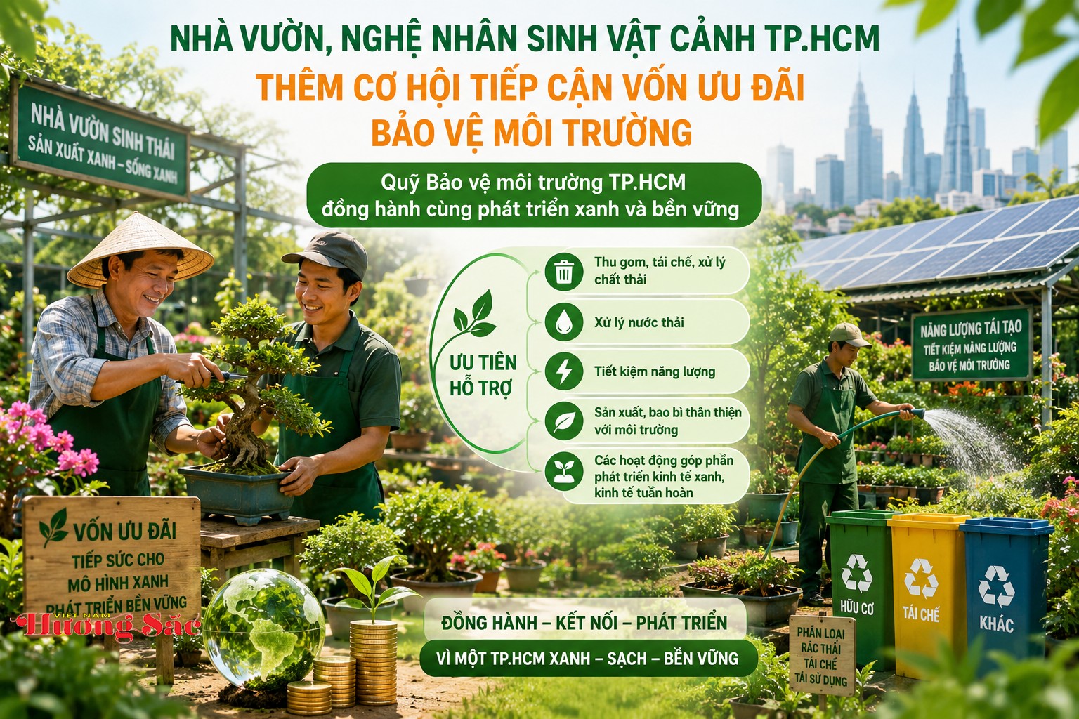 Nhà vườn, nghệ nhân sinh vật cảnh TP.HCM thêm cơ hội tiếp cận vốn ưu đãi bảo vệ môi trường Nhà vườn, nghệ nhân sinh vật cảnh TP.HCM thêm cơ hội tiếp cận vốn ưu đãi bảo vệ môi trường