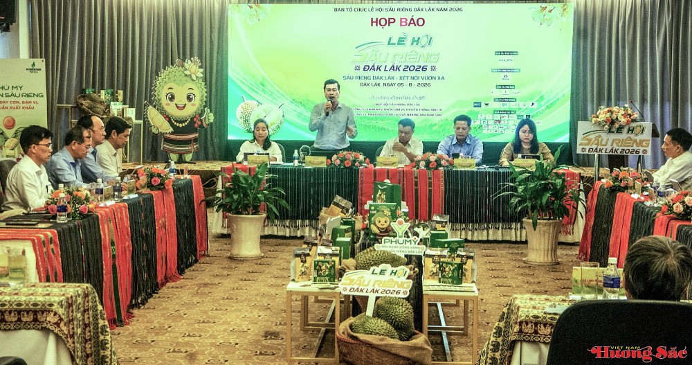 Đắk Lắk công bố Lễ hội Sầu riêng năm 2026: Kết nối tiềm năng, nâng tầm thương hiệu Đắk Lắk công bố Lễ hội Sầu riêng năm 2026: Kết nối tiềm năng, nâng tầm thương hiệu