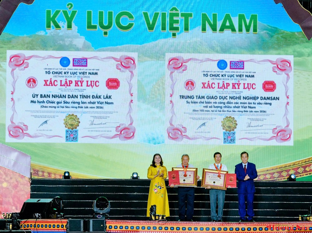 Khai mạc Lễ hội Sầu riêng Đắk Lắk 2026: Kết nối để vươn xa Khai mạc Lễ hội Sầu riêng Đắk Lắk 2026: Kết nối để vươn xa