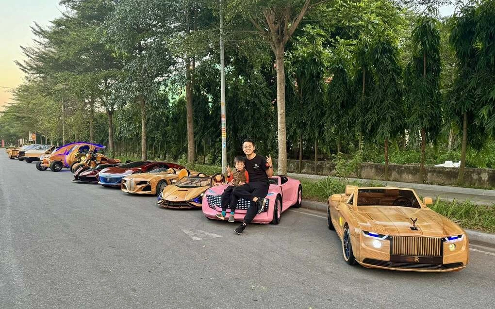 Ông bố Bắc Ninh biến những khối gỗ thành dàn siêu xe khiến thế giới chú ý Ông bố Bắc Ninh biến những khối gỗ thành dàn siêu xe khiến thế giới chú ý