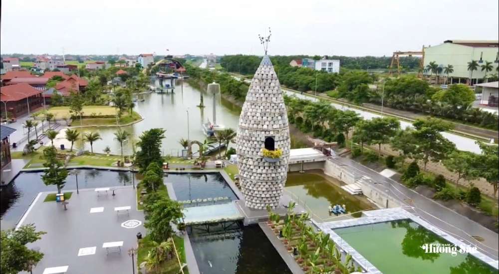 Tháp Thần Nông - Khi ký ức làng quê được dựng thành biểu tượng Tháp Thần Nông - Khi ký ức làng quê được dựng thành biểu tượng