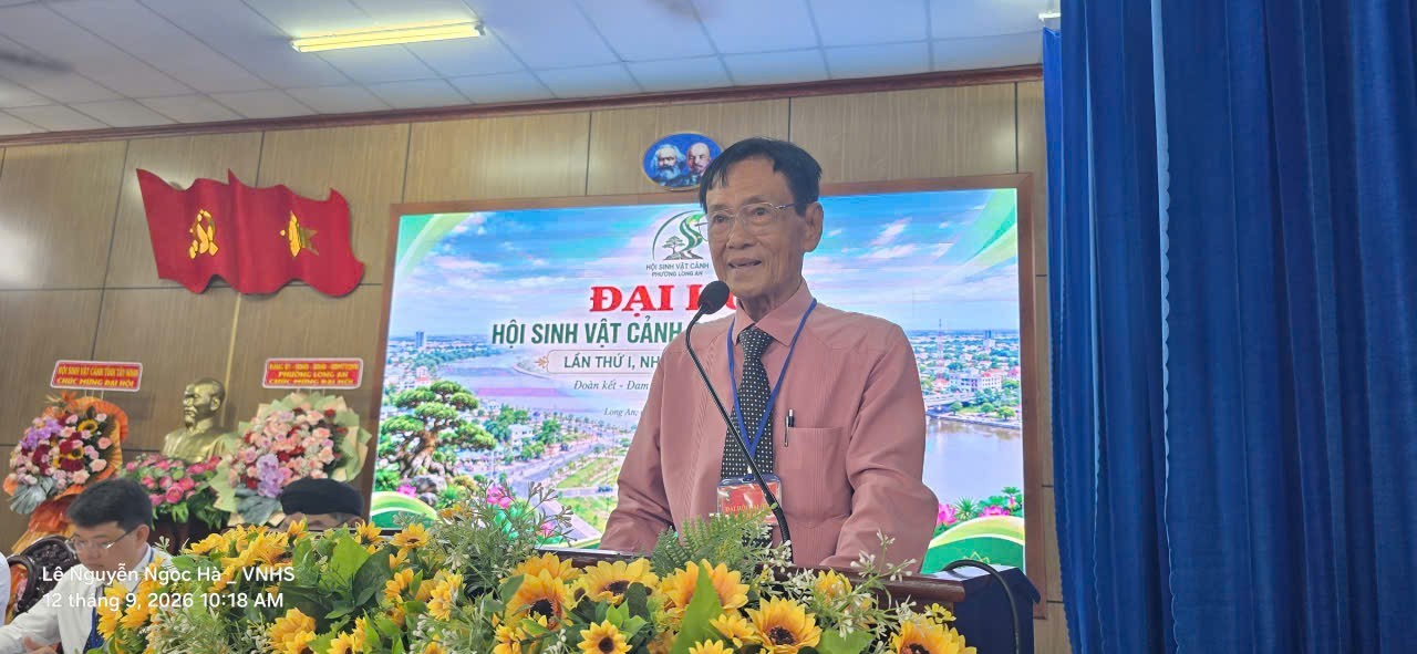 Hội Sinh vật cảnh phường Long An tổ chức Đại hội lần thứ I, nhiệm kỳ 2026–2031