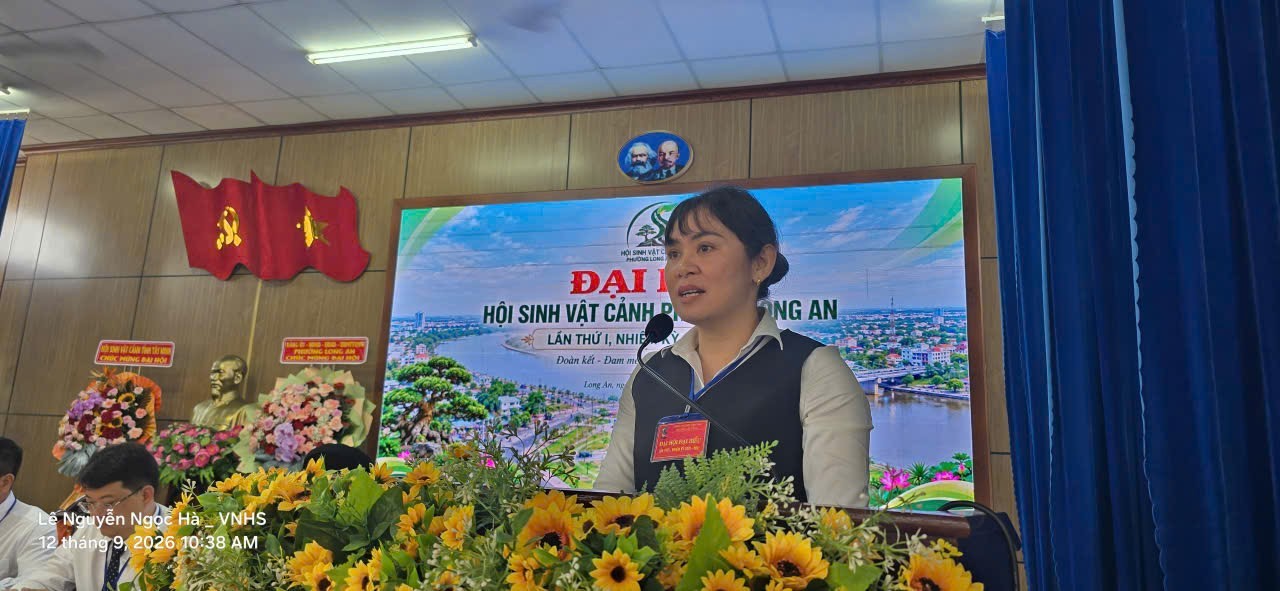 Hội Sinh vật cảnh phường Long An tổ chức Đại hội lần thứ I, nhiệm kỳ 2026–2031