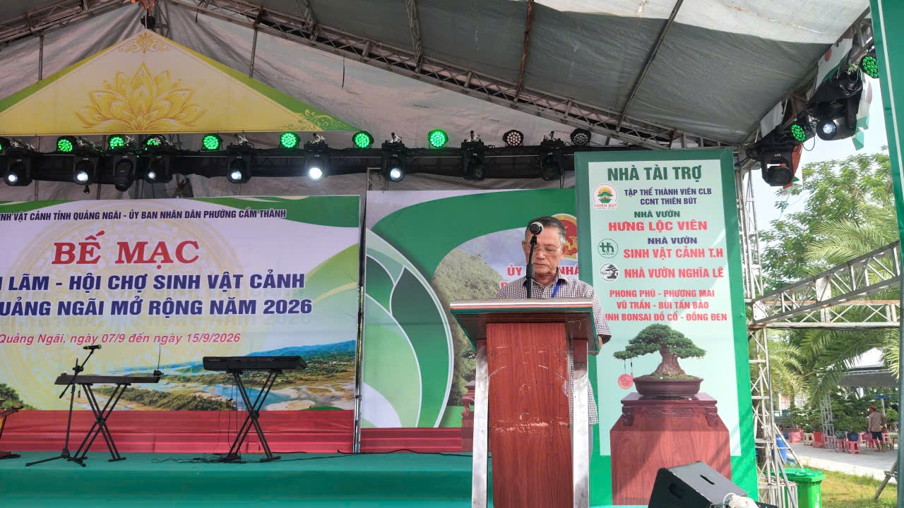 Hội chợ triển lãm Sinh vật cảnh Quảng Ngãi mở rộng 2026: Dấu ấn xã hội hóa và sức lan tỏa của phong trào Hội chợ triển lãm Sinh vật cảnh Quảng Ngãi mở rộng 2026: Dấu ấn xã hội hóa và sức lan tỏa của phong trào