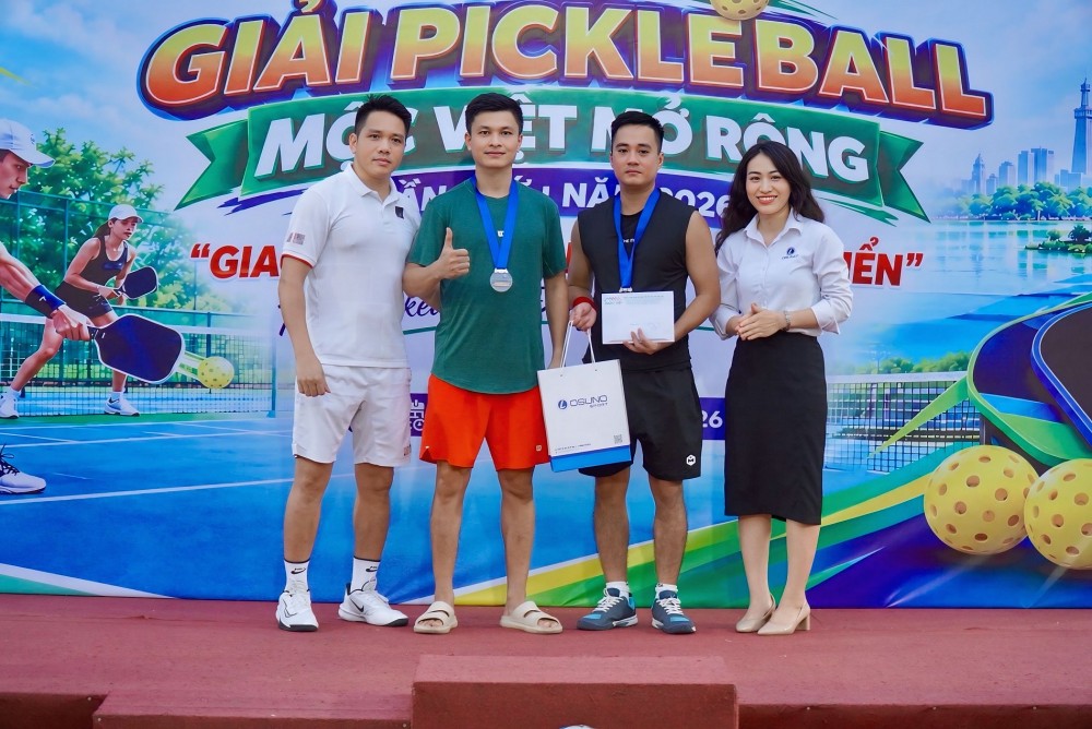 Giải Pickleball Mộc Việt mở rộng lần thứ I năm 2026: Lan tỏa tinh thần “Giao lưu - Đoàn kết - Phát triển” Giải Pickleball Mộc Việt mở rộng lần thứ I năm 2026: Lan tỏa tinh thần “Giao lưu - Đoàn kết - Phát triển”