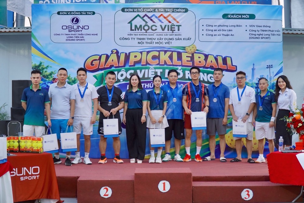 Giải Pickleball Mộc Việt mở rộng lần thứ I năm 2026: Lan tỏa tinh thần “Giao lưu - Đoàn kết - Phát triển” Giải Pickleball Mộc Việt mở rộng lần thứ I năm 2026: Lan tỏa tinh thần “Giao lưu - Đoàn kết - Phát triển”