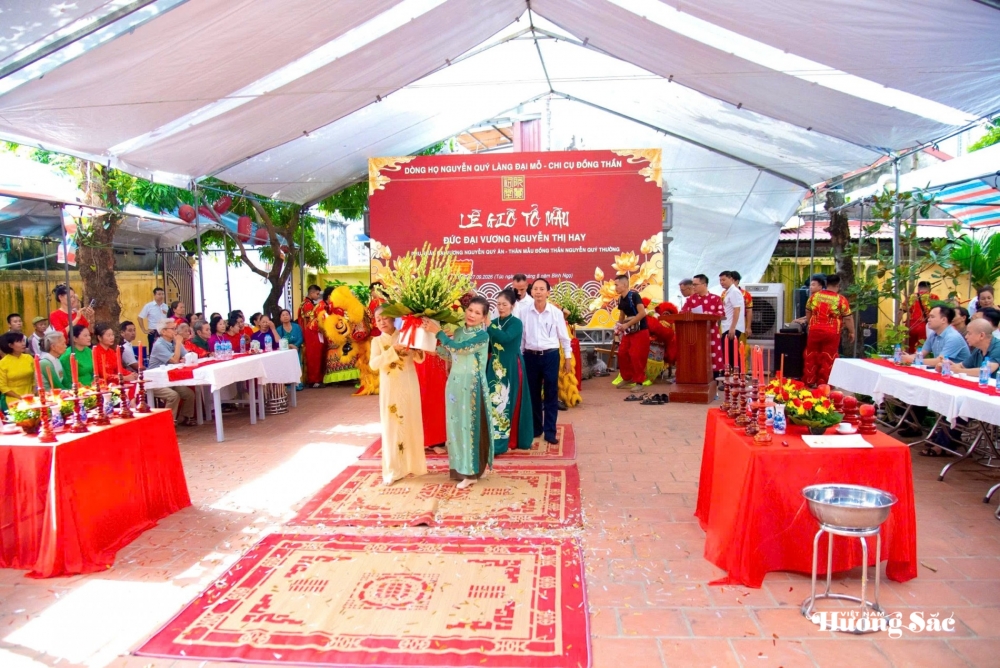 Lễ giỗ Tổ Mẫu Nguyễn Thị Hay - Người có công chiêu dân, lập ấp tại Đại Mỗ
