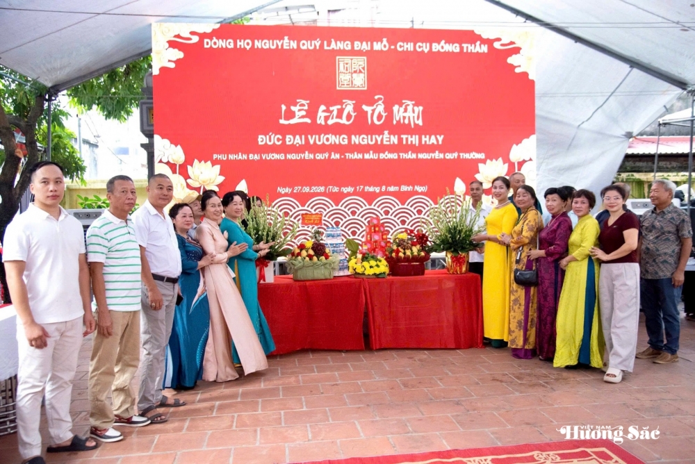 Lễ giỗ Tổ Mẫu Nguyễn Thị Hay - Người có công chiêu dân, lập ấp tại Đại Mỗ
