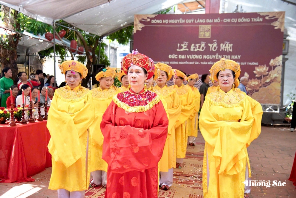 Lễ giỗ Tổ Mẫu Nguyễn Thị Hay - Người có công chiêu dân, lập ấp tại Đại Mỗ
