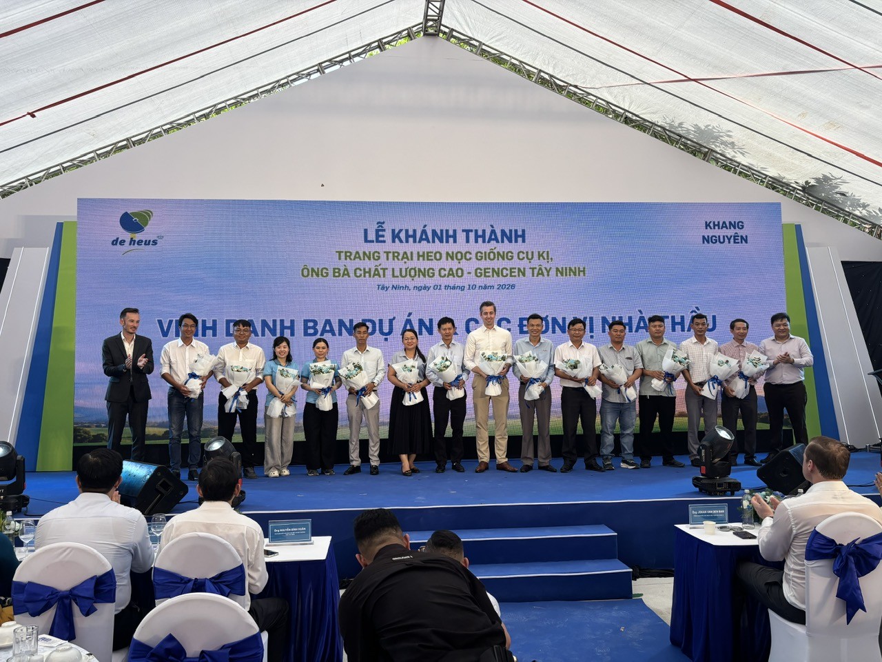 Tập đoàn De Heus khánh thành trang trại heo nọc giống GenCen Tây Ninh, hướng tới chăn nuôi bền vững Tập đoàn De Heus khánh thành trang trại heo nọc giống GenCen Tây Ninh, hướng tới chăn nuôi bền vững