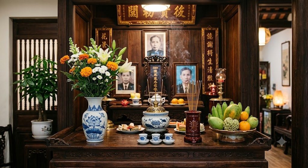 Đừng cắm hoa bàn thờ tùy tiện: Những lưu ý quan trọng để không làm mất đi sự trang nghiêm