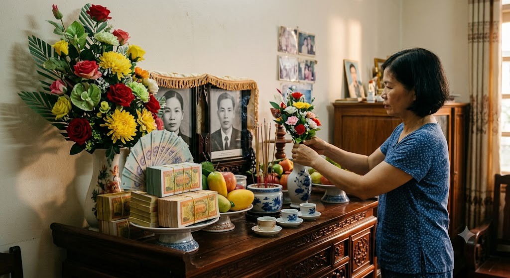 Phong thủy bàn thờ: Những vật phẩm kiêng kỵ và danh sách loài hoa không bao giờ được dâng cúng Phong thủy bàn thờ: Những vật phẩm kiêng kỵ và danh sách loài hoa không bao giờ được dâng cúng