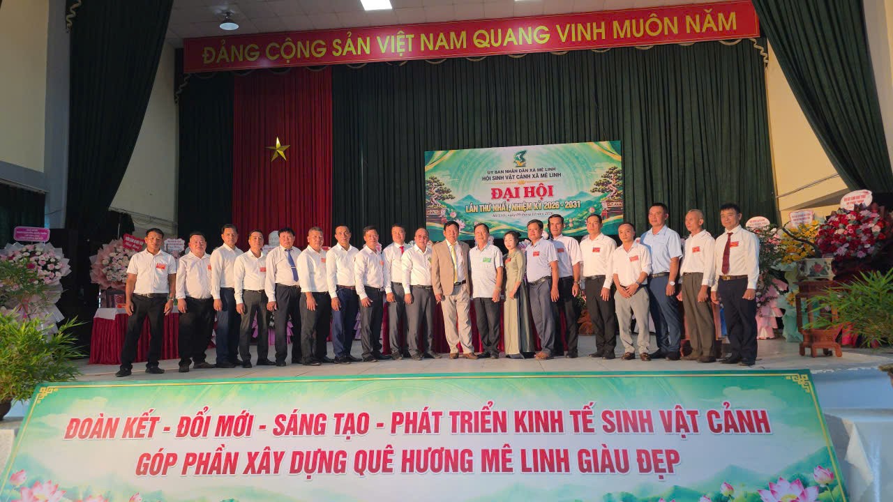 Hội Sinh vật cảnh xã Mê Linh tổ chức Đại hội lần thứ I, nhiệm kỳ 2026-2031