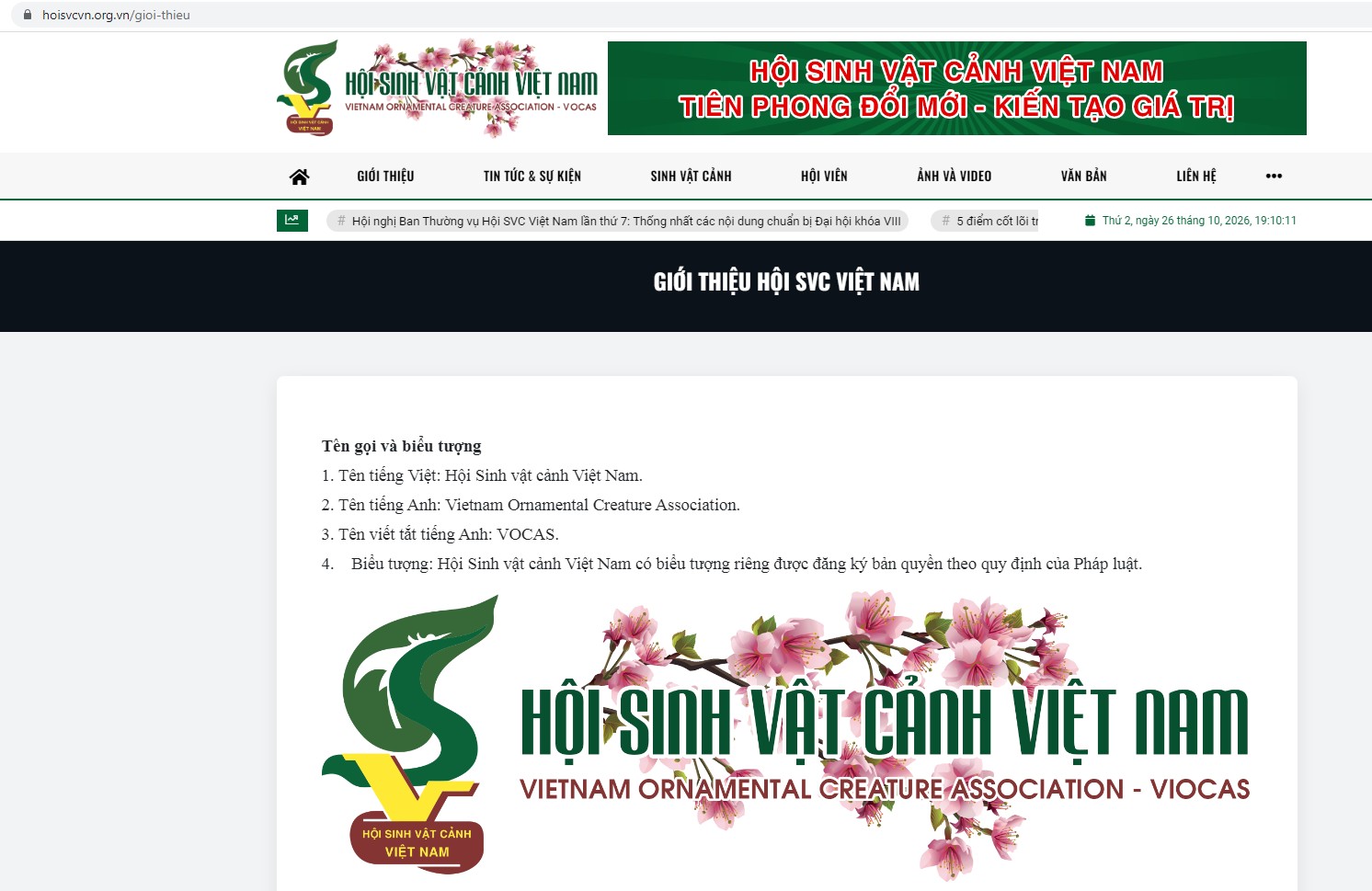 Chấn chỉnh việc sử dụng logo trong các hội, câu lạc bộ sinh vật cảnh Chấn chỉnh việc sử dụng logo trong các hội, câu lạc bộ sinh vật cảnh