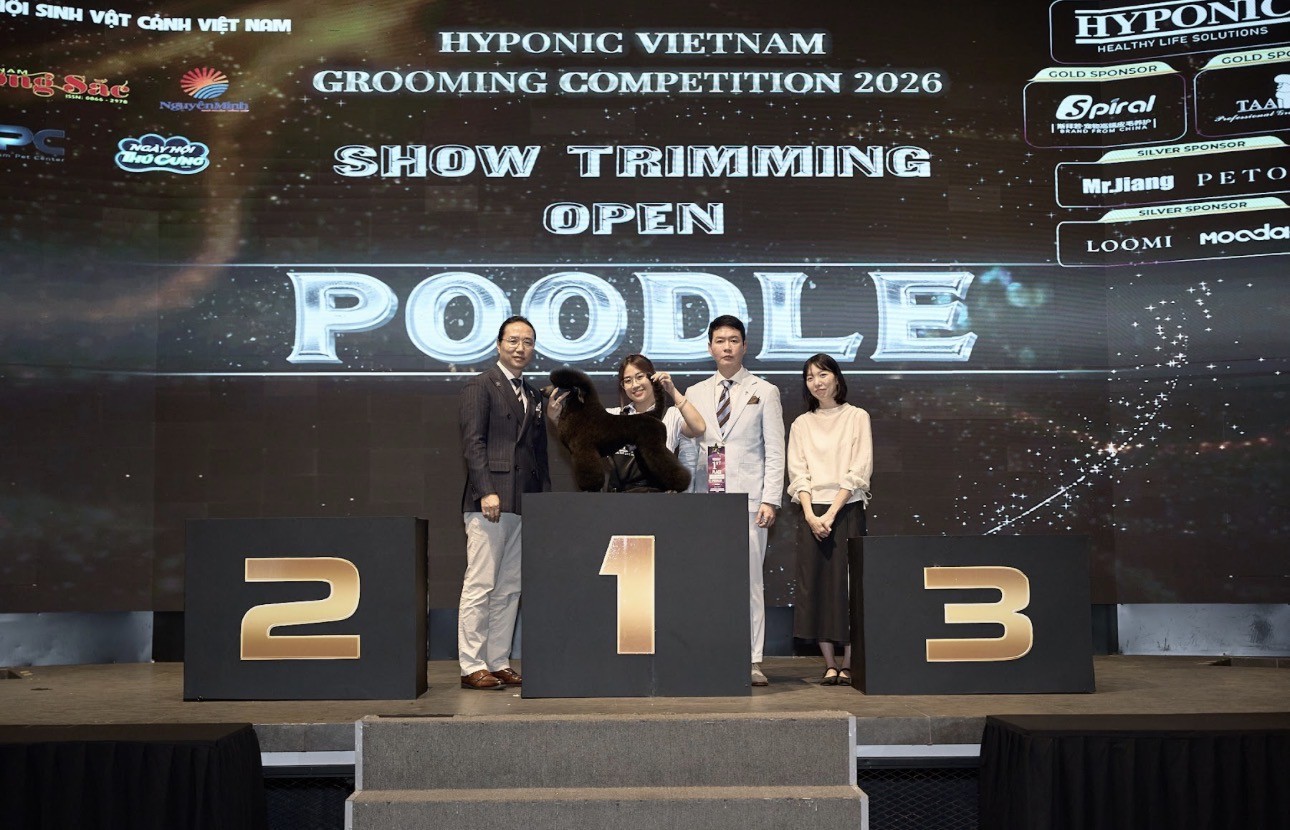 Hyponic Vietnam Grooming Competition 2026: Sân chơi đẳng cấp dành cho thú cưng Hyponic Vietnam Grooming Competition 2026: Sân chơi đẳng cấp dành cho thú cưng